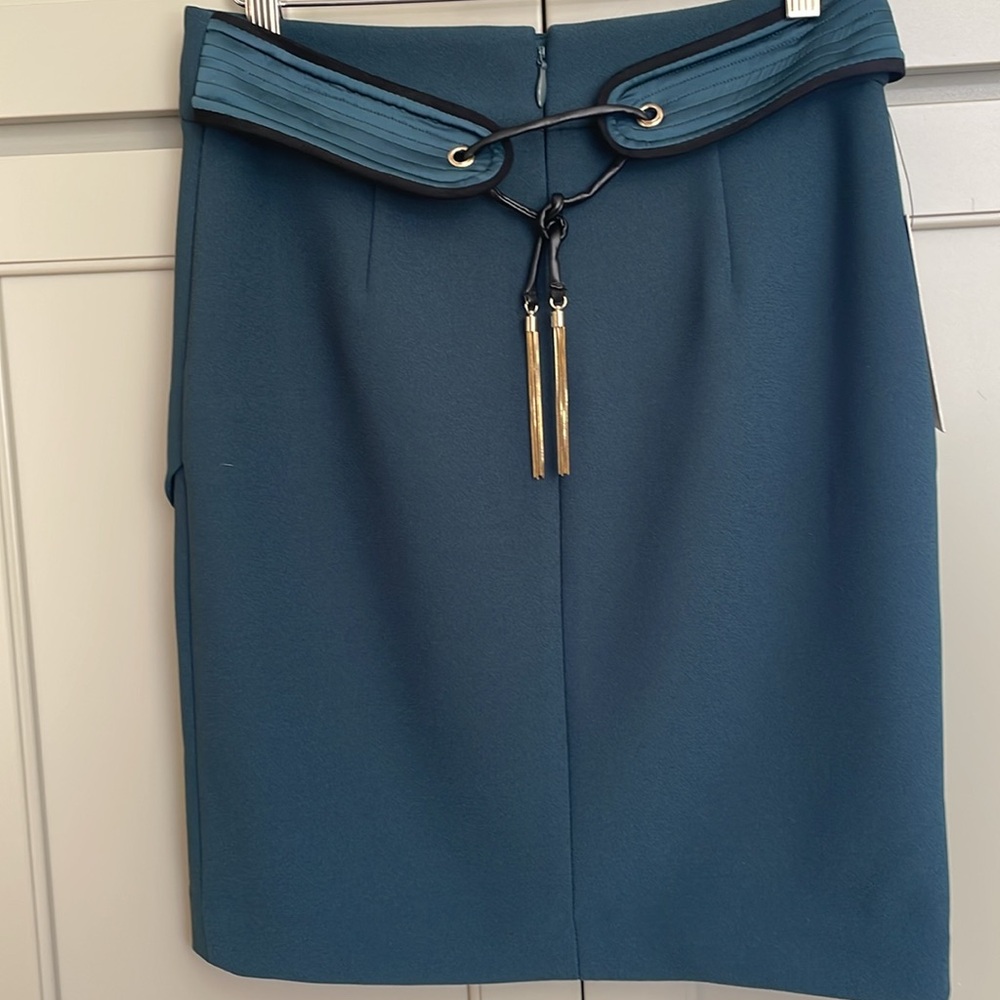 NWT ✨ Chic Dark Teal Wrap-Style Mini Skirt / Skort – Elevated & Elegant ✨